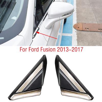 For Ford Fusion 2013 2014 2015 2016 2017 Car Wing Door Side Rearview Mirror Triangle Trim Cover Molding Corner Panel
