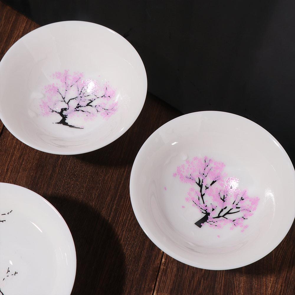 Creative Magic Sakura Cup Cold/Hot Water Discoloration Cold/Hot Water Bowl  Milk Tea