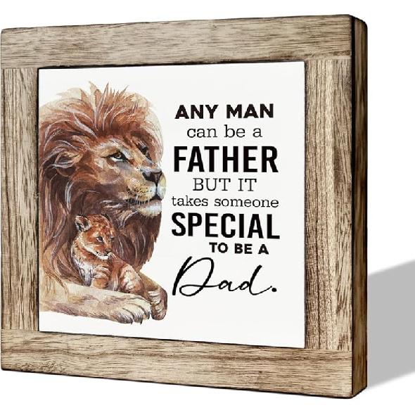 A Prayer for My Dad Sign for Father's Day, Wooden Box Signs for Home Decor, Farmhouse Decor for Dad Room, Sentimental Gift for Dad, Dad Birthday Gift