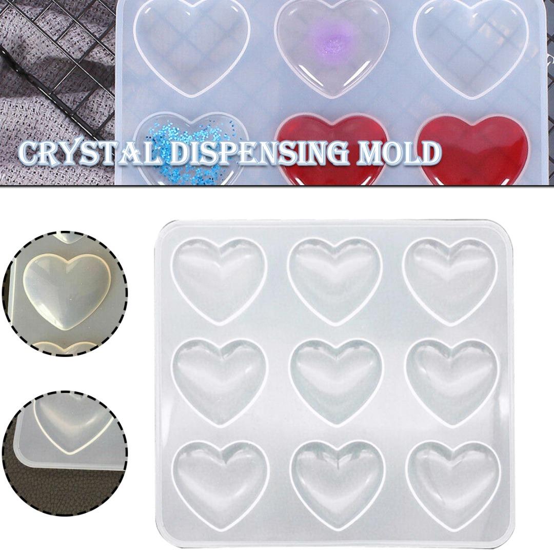 

Beishu Heart Silicone Pendant Mold Necklace Jewelry Resin Mould Casting Craft DIY