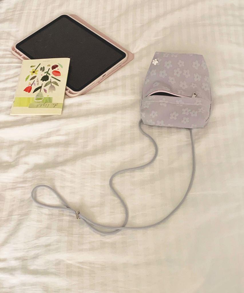 Keike Mini Pocket Bag - Grey Flower