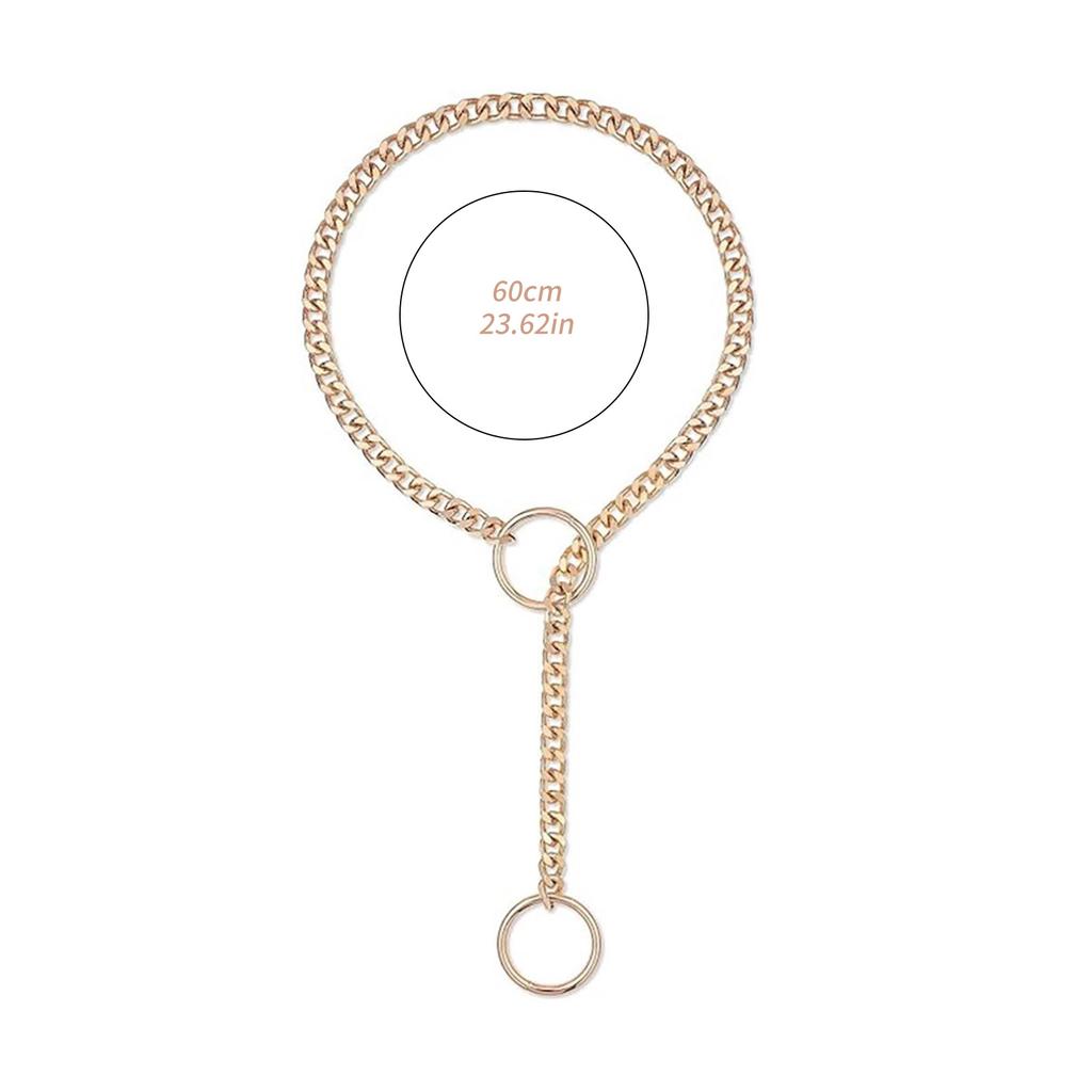 Chic Adjustable Lasso Hoop Necklace Unique Stainless Steel Lasso Necklace Accessory Personalized Neckchain Adornment