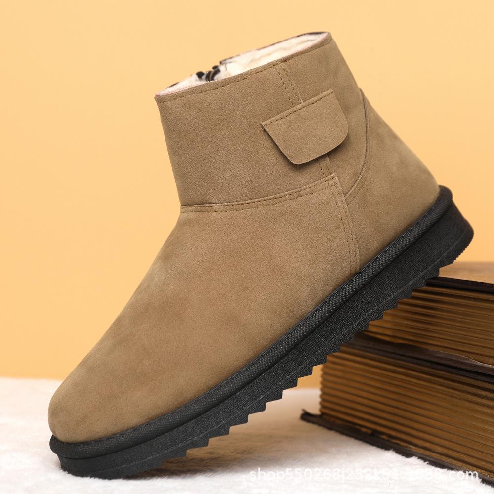 2025 Autumn/Winter Superfiber Plus Velvet Unisex High-top Warm Snow Boots