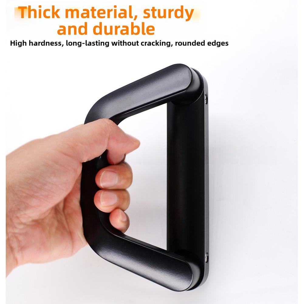 176x88x124mm Sliding Door Lock Zinc Alloy Handle Surface- Mount Key Box Mechanism Black White Finish Balcony Patio Hardware Tool