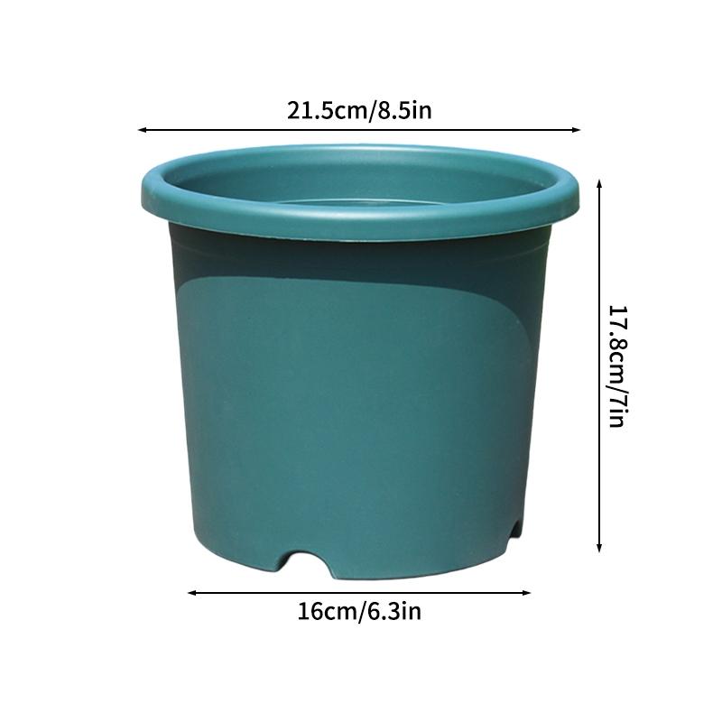 Thickened Plastic Flowerpot Plant Pot for Flowers Shrubs Succulents Breathable Root Control Flower Pot Garden Decorations