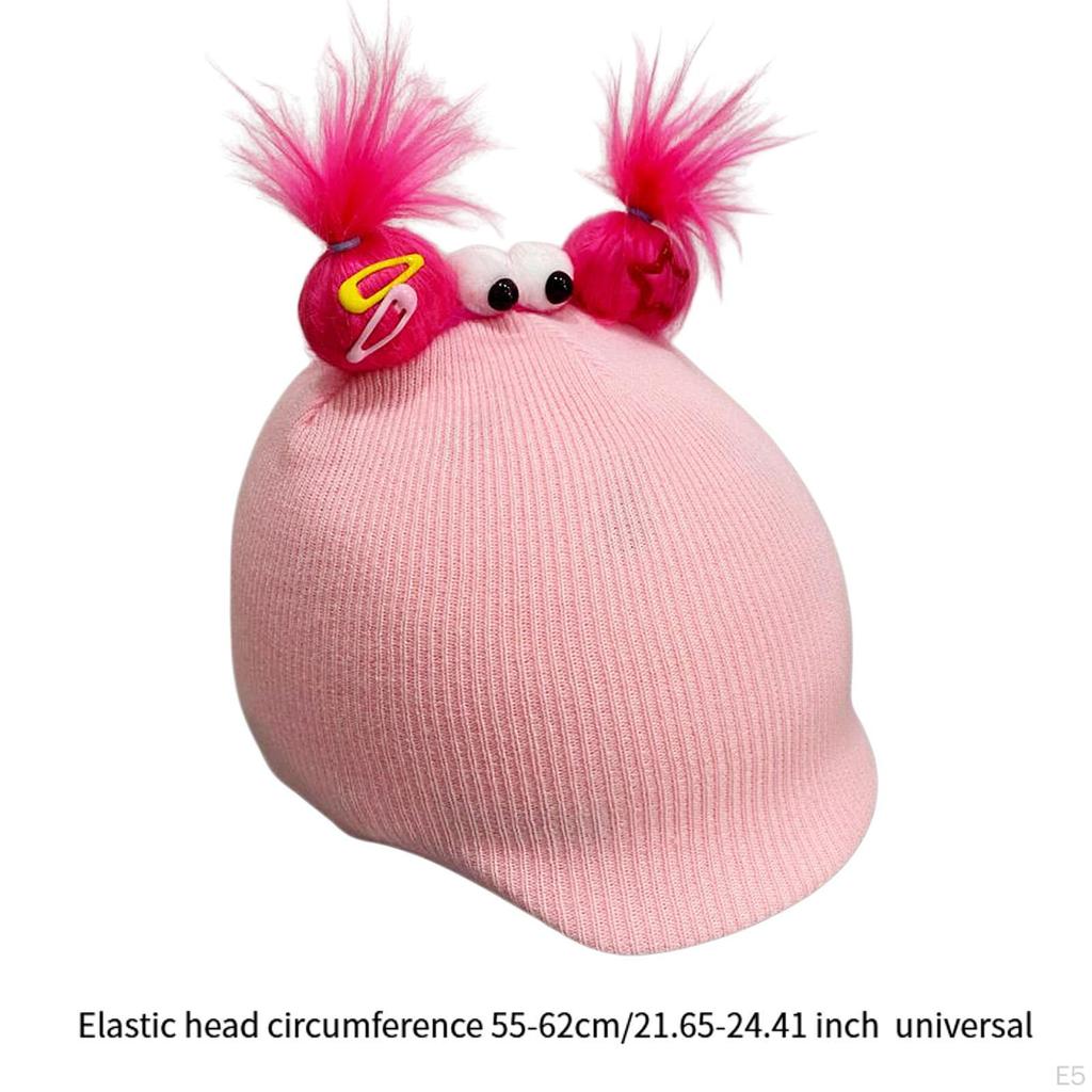 Cartoon-Themed Ski Helmet Decoration and Warm Covering
