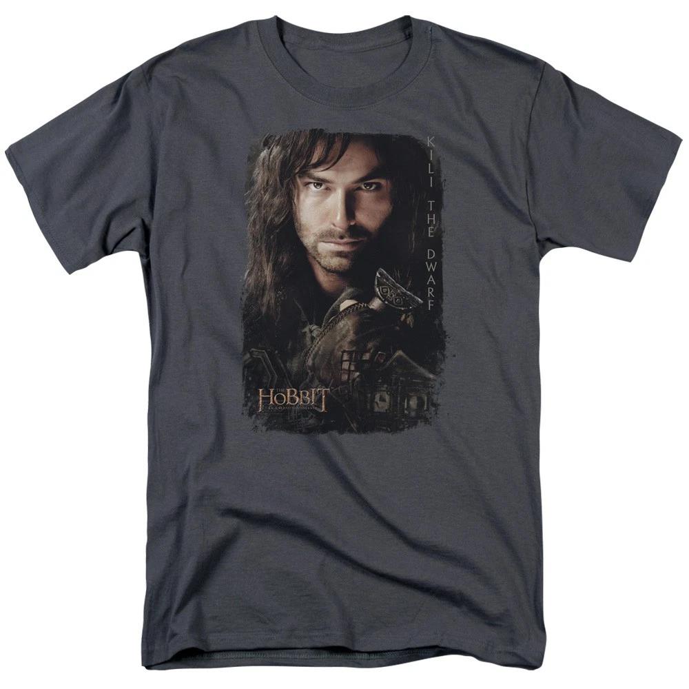 The Hobbit - Kili Poster -  Unisex Short Sleeve Children s T-shirt - Gray 100