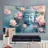 3D Buddhist Tapestry Bohemian Home Decoration Hippie Psychedelic Meditation Wall Fabric Mural Background Poster