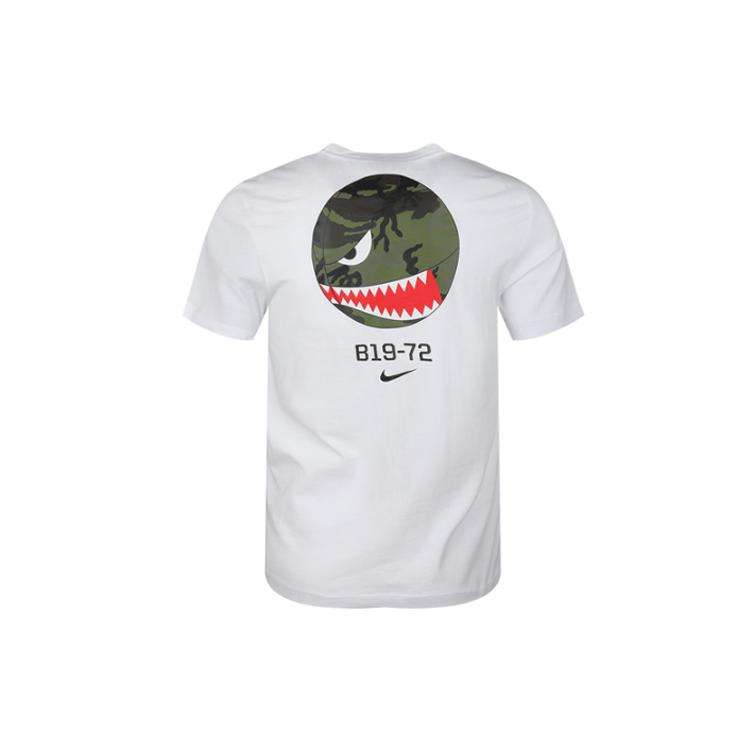Nike T Shirts Men's Crew Neck Moderate Straight Fit CJ6197-100