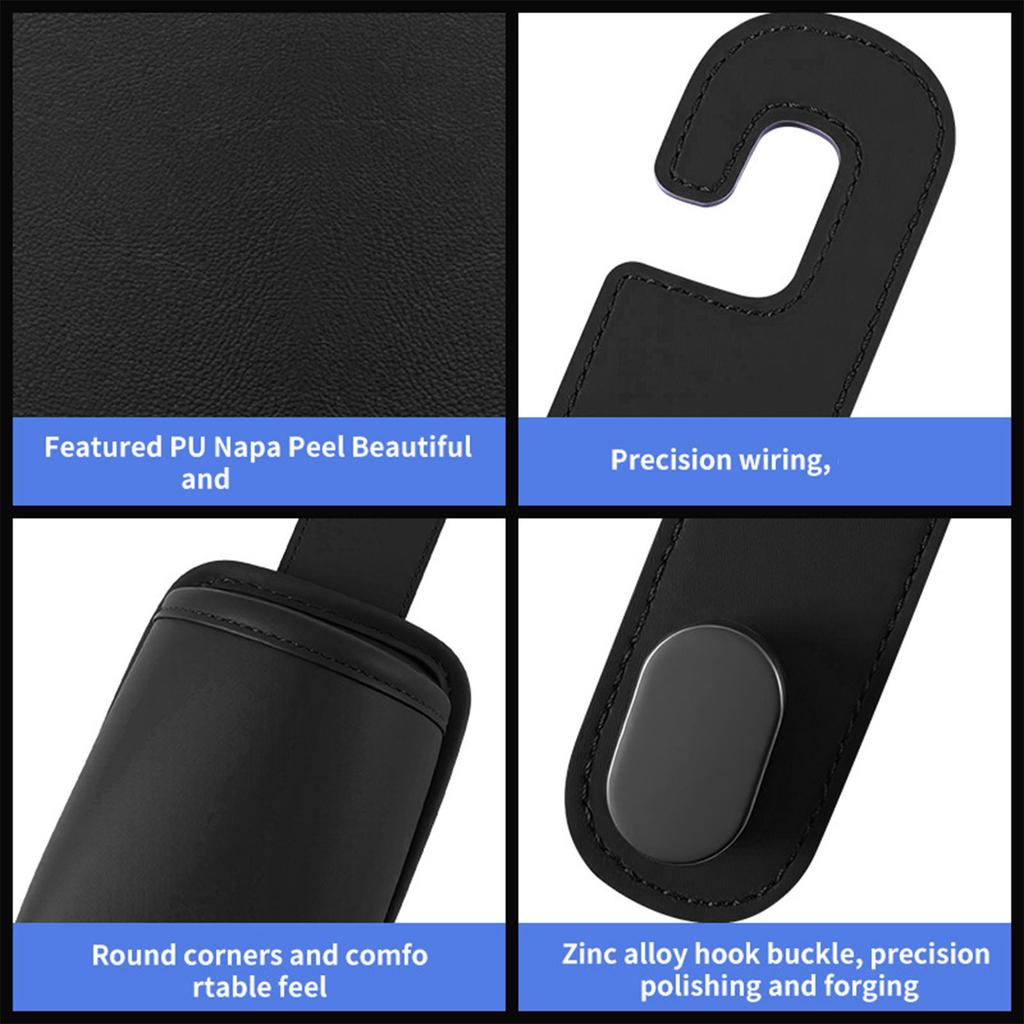 Auto Seat Back Hanger And Beverage Holder Car Seat Back Mounted Cup Holder Drink Holder Organizer Storage Pocket