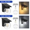 Solar Wall Lights Bright Ball Post Light Outdoor Waterproof Solar Security Light Dusk To Dawn Sensor Backyard Garden Patio Front