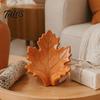 Elegant Resin Ornament for Home Creative Simulated Maple Leaf Soap Dish, Quick Drainage Laundry Modern Bathroom Sink Accessories Soap, Stylish