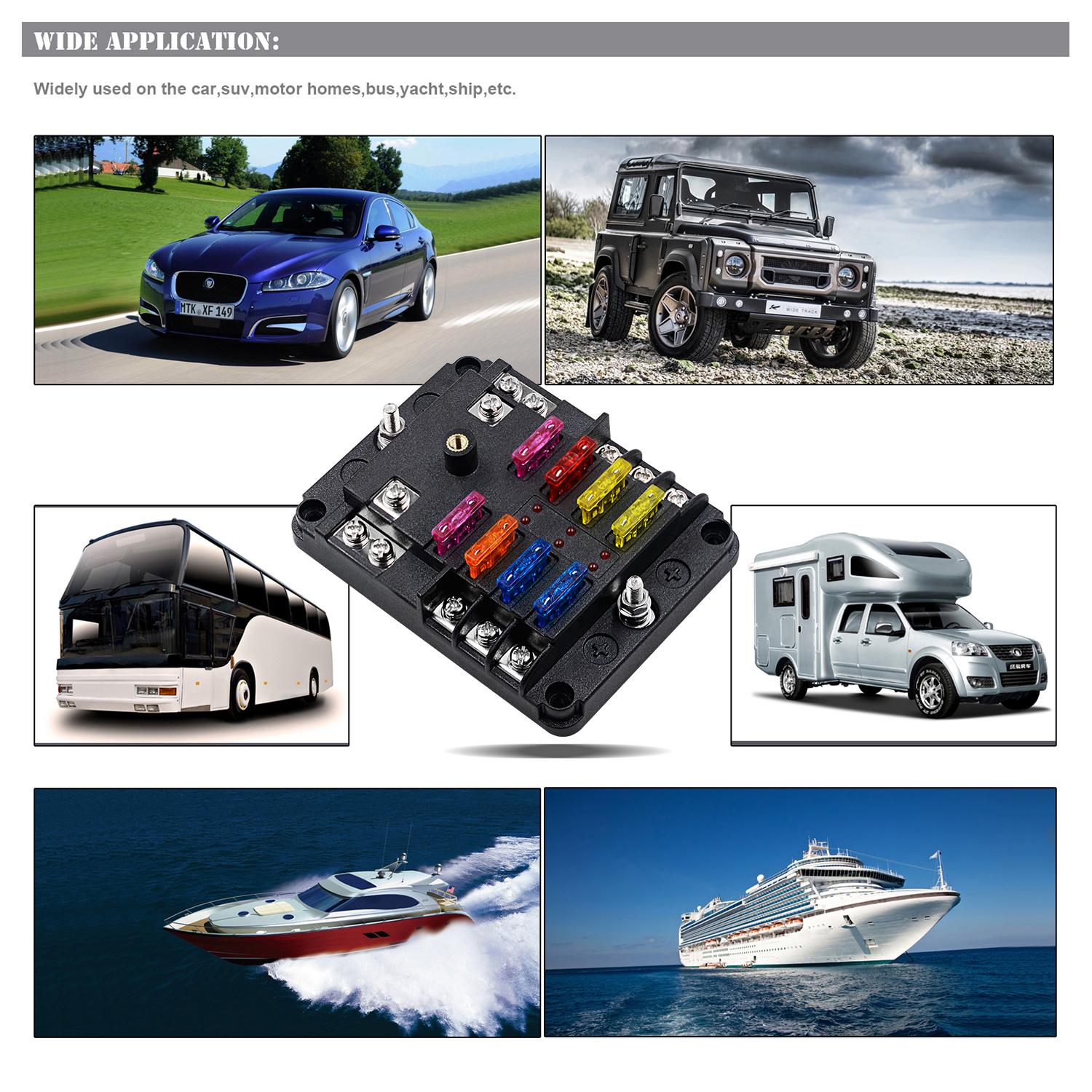 Водонепроницаемый блок предохранителей 12 В — фото 7