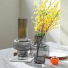 American Decorative Glass Vase Ornament Dining Table Living Room Flower Arrangement Impression Dried Flower Nordic