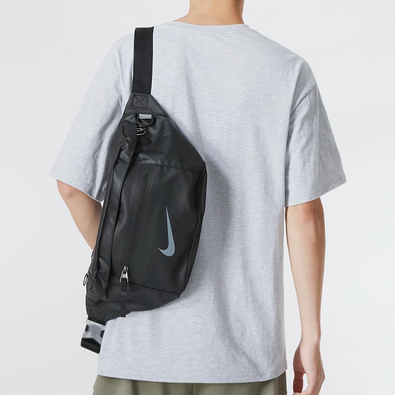 Nike Fabric Shoulder Bag, Crossbody Bag, Fanny Pack Unisex Black Casual DO7956-010