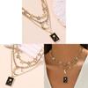 Geometric Star Moon Necklace For Women With Zinc Alloy Pendant Boho Style Casual Jewelry