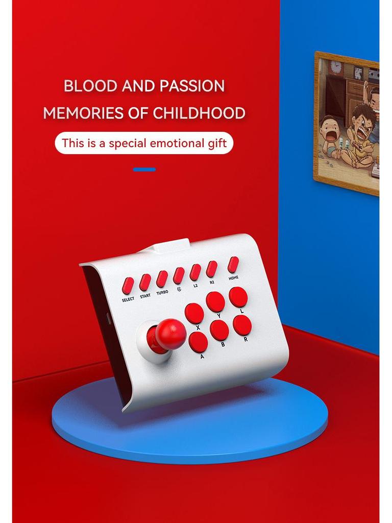 Arcade Joystick for King of Fighters & Street Fighter - Android, iOS, PC & TV Controller