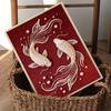 DIY Koi Pearl Art Painting for Home Wall Decor Pearl Gem Paintings Picture Arts Craft  for Adults/Beginners Gift Idea Home Decor Without Frame