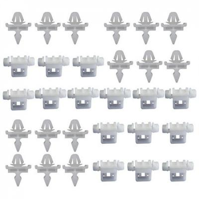 30 PCS Car Side Door Moulding Trim Clips For Mercedes W190 W201 W124 A0019884981