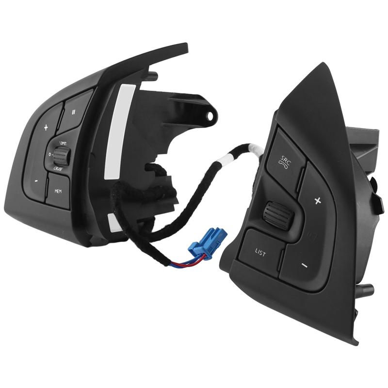98004092ZD Car Steering Wheel Cruise Audio Volume Control Switch Buttons For Citroen Cactus DS5 DS6-A87Q