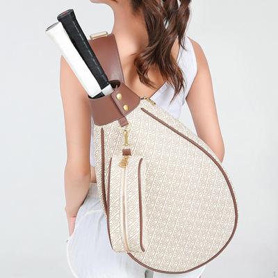 Tennis Bag Racquet Cover with Exterior Pocket Portable for Men Women Carrying