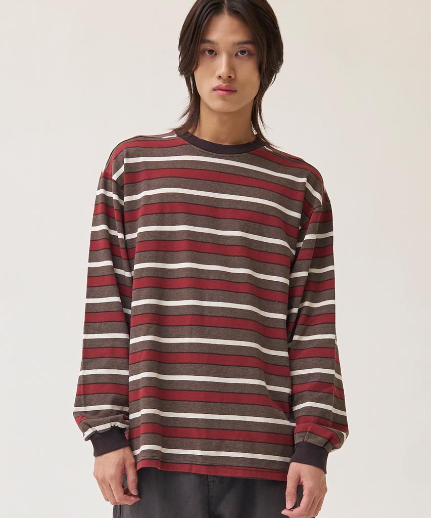 Akesi Washable Striped Long Sleeve_Brown