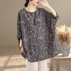 DIMANAF Plus Size New T-Shirt Women Flower Print Loose Casual O-Neck Lady Tops Tees Shirts Oversize Summer 2026