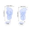 Foot Silicone Resin Mold for Keychain Jewelry Making,DIY Pendant Charms Mold