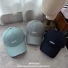New Simple Letter Embroidered Baseball Cap Women's Spring and Summer Korean Small Fresh Thin Hat Sunshade Cap