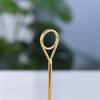 Cute Stainless Steel Round Photo Clip Elegant Note Clamp Stand  Restaurant Table