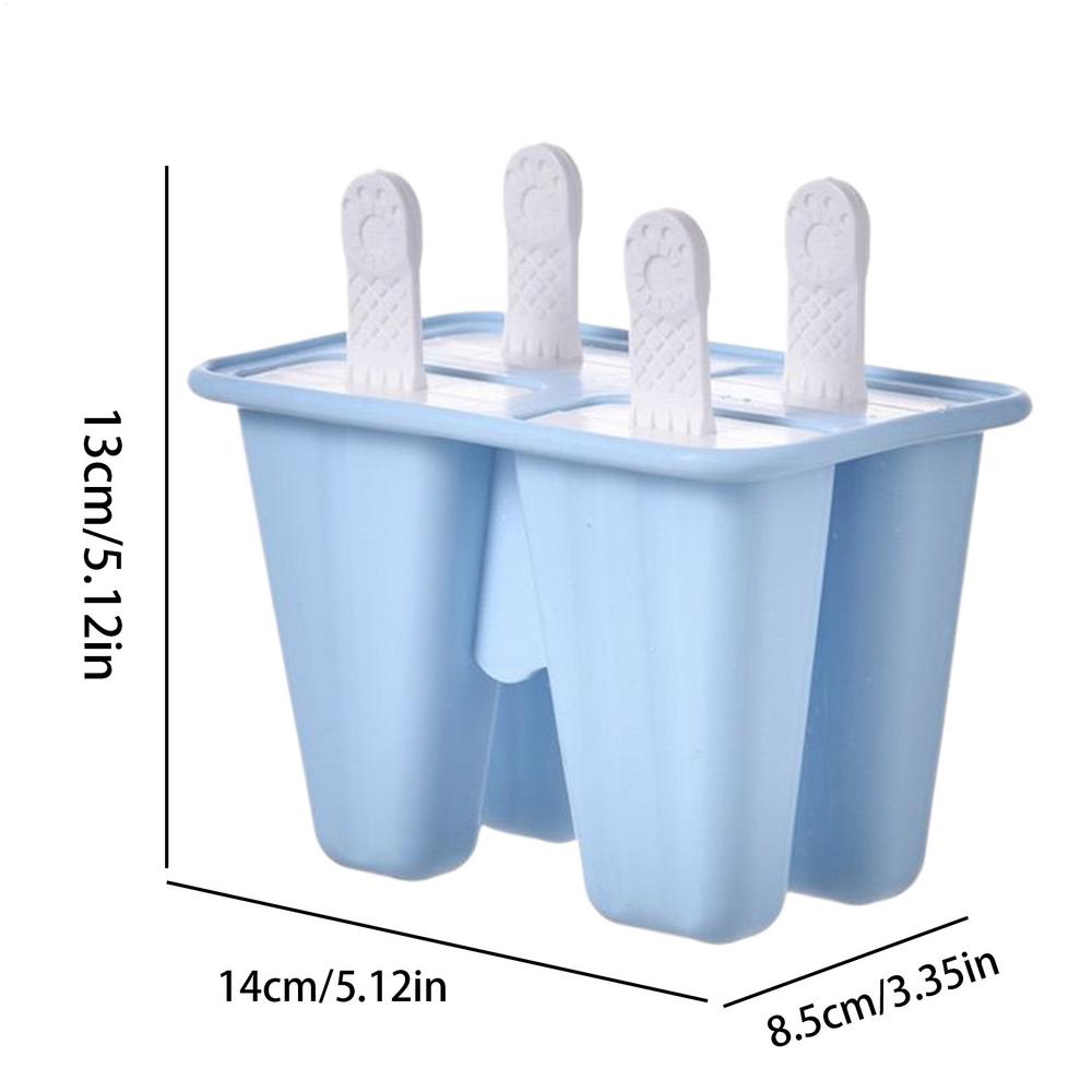 

Ice Cream Molds with Sticks Easy Release Ice Pop Maker Multiple Cavity Reusable Making Tool Cakesicles Mould for Teens Kids