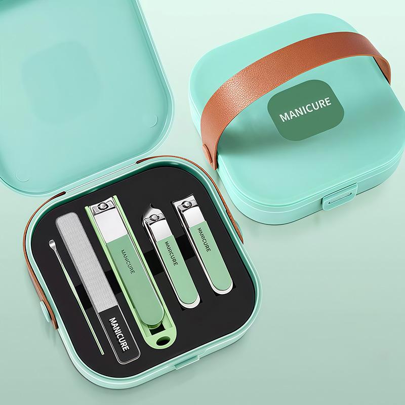 

5/6/7/8 set of nail clippers, portable anti-splash nail clippers, beauty and nail care tools, stainless steel nail care tools