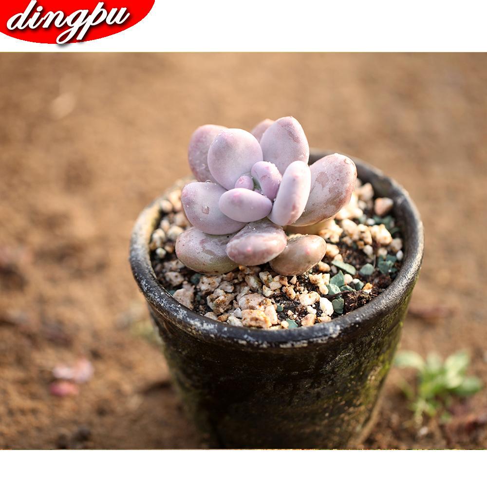 DINGPU Full Round Drill 5D DIY Diamond Painting "Flower " Embroidery Cross Stitch 5D Home Decor Gift