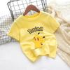 2026 Kids ShortSleeved Cartoon Printed Pikachu Game New Style TShirt Boys and Girls Casual Shirt for Leisure UseSportsShirt