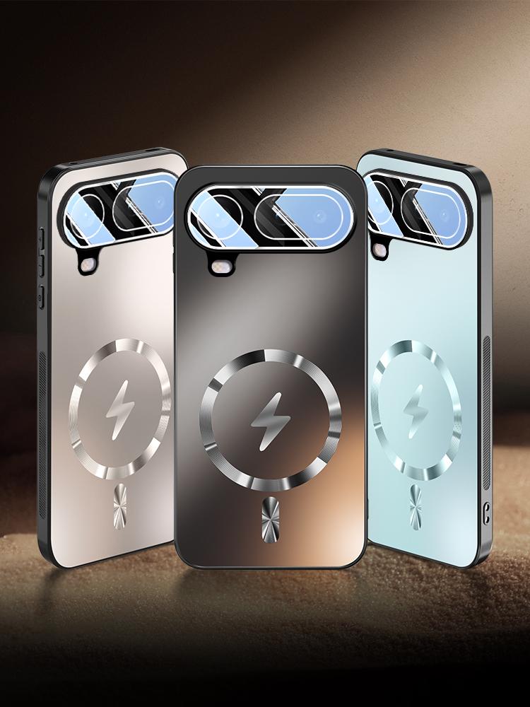 Etui Air do Honor Magic 8 Pro Magnetyczne Ładowanie Odporne na Zużycie Odporne na Uderzenia Pełne Pokrycie Obiektywu Pokrowiec Amortyzujący