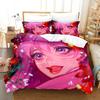 Anime Bed Sheet Set Belle Bedding Set Single Twin Full Queen King Size Bed Set Adult Kid Bedroom Duvet Cover Sets Home Textiles