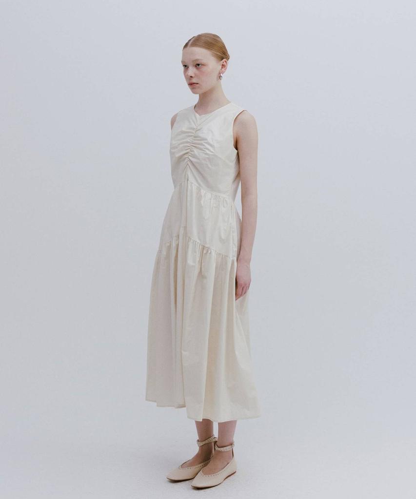 Mais Shining Sleeveless Dress / Ivory