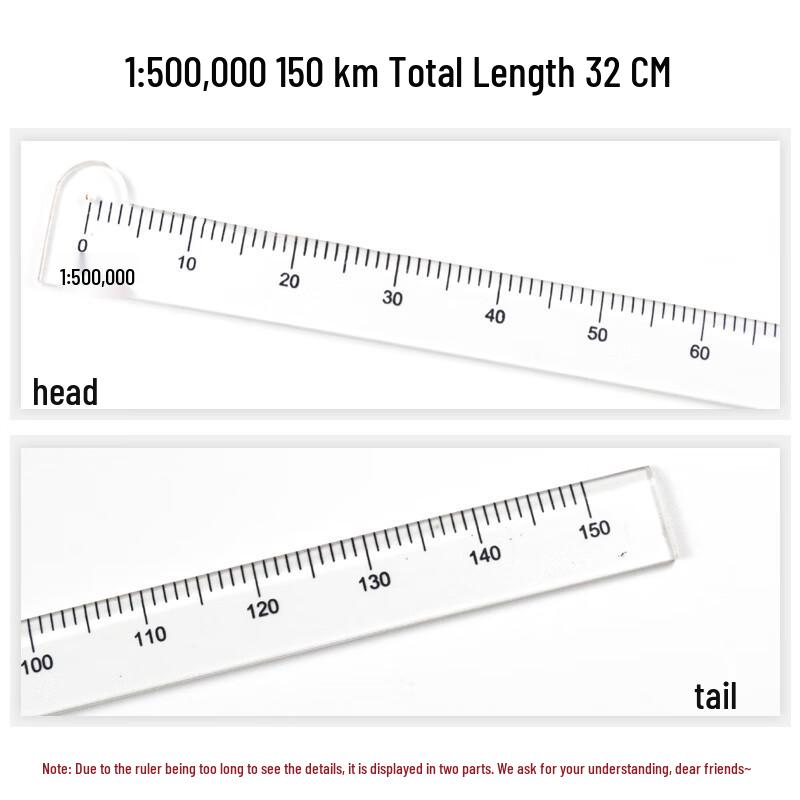 Professional Navigation Scale Chart Ruler