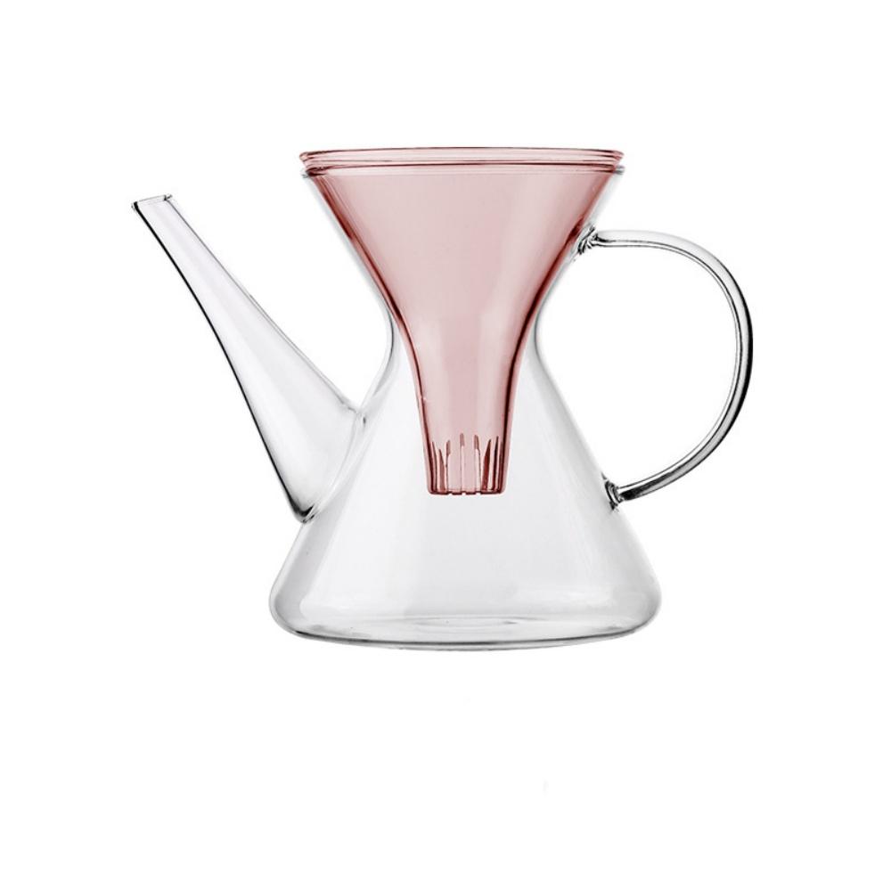 Glass Teapot with Infuser, Heat Resistent Borosilicate Glass, Tea Pot with Infuser for Loose Tea 300ML