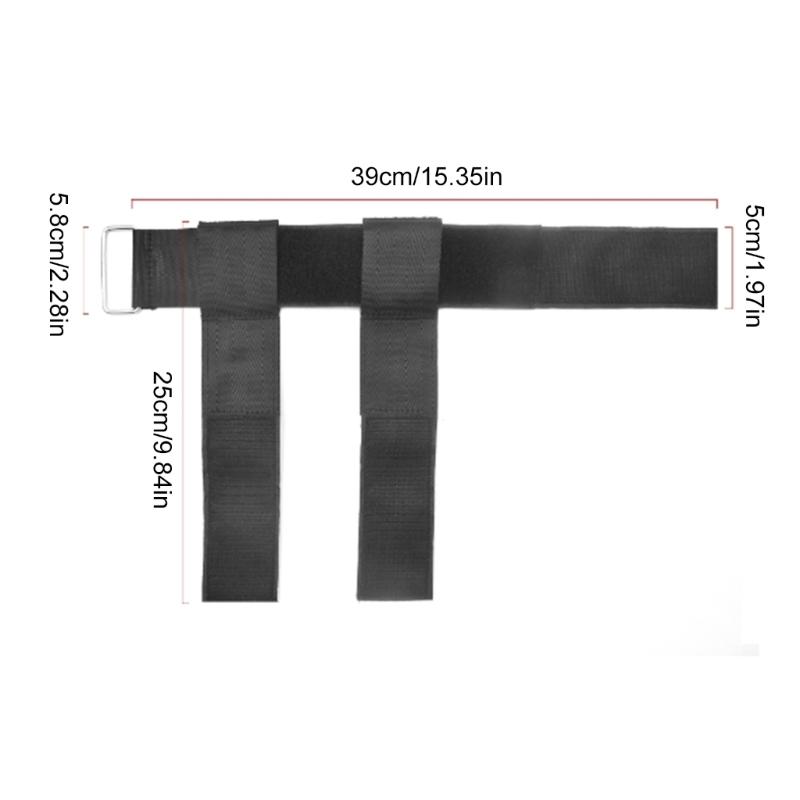 Adjustable Ankle Weights Strap for Weightlifting Dumbbell Foot Attachment Tibialis Trainer Leg Workout Hanging Strap