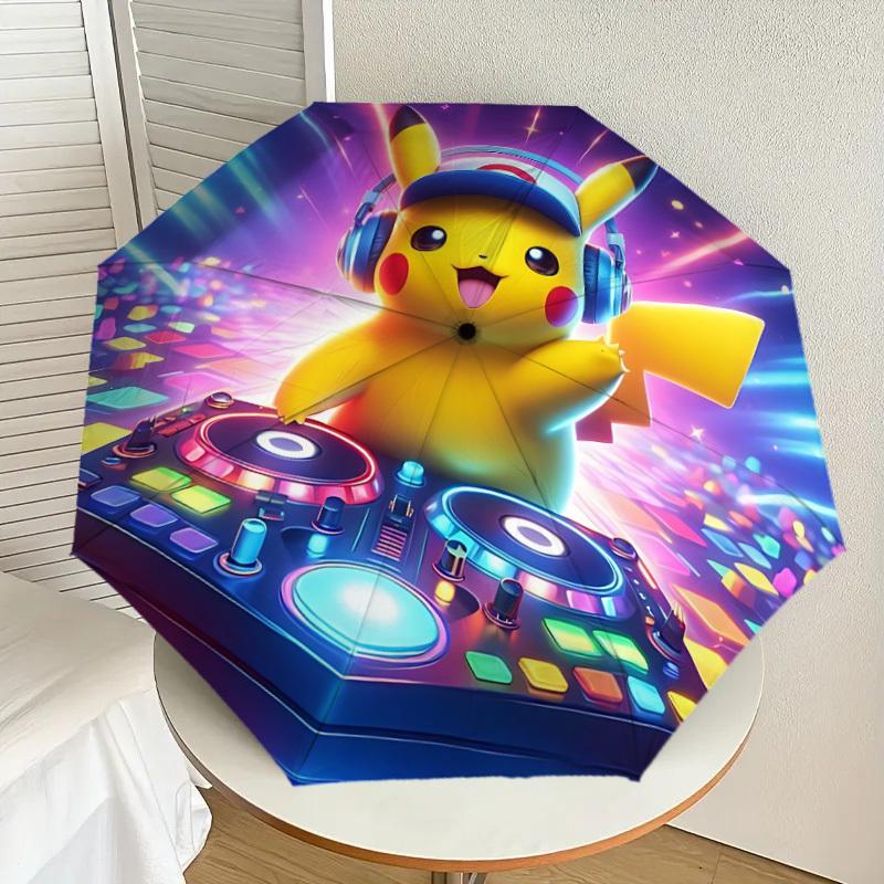 

1PC Pikachu, Pokémon Automatic Folding Umbrella | Vibrant Motif & Compact Design for Everyoneyy250930041