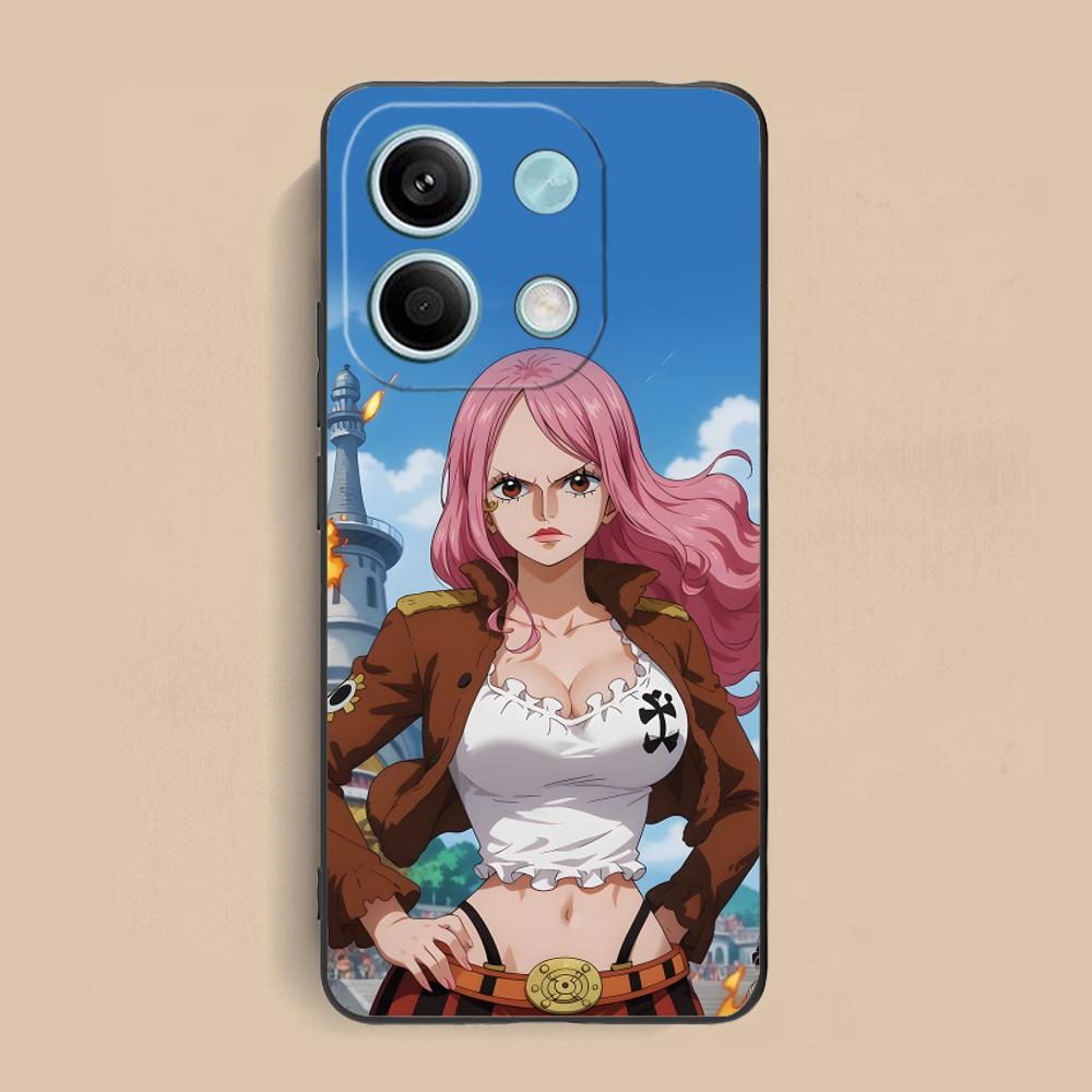 Jewelry Bonney Phone Case for Xiaomi Redmi Note 14 13 12 11 S Pro Plus 4G 5G Soft TPU Shockproof Cover
