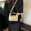 Fashionable Pu Leather Striped Tote For Women Simple Style Large Capacity Bag
