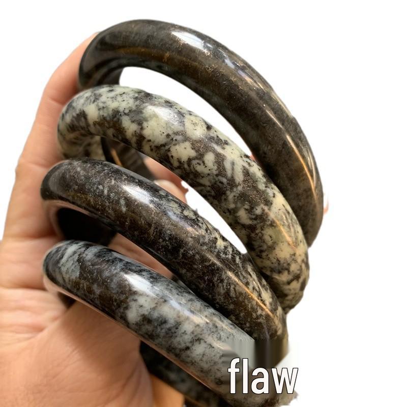 TXY17 Special Xiuyan Jade Wuji Bracelet In Black Jade – Black Sheep Fat Cool Handsome Design