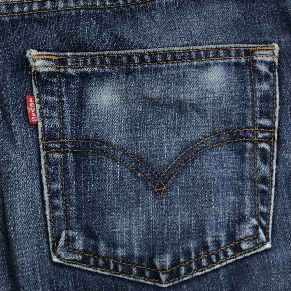 Made in Japan Levi's 550 Denim Pants Button Back J09 Engraved Men W28 L32 Trousers cBH616-f(USED)