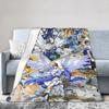 Super Soft Blanket Child Picnic Digimon Adventure Throw Blanket  Flannel Bedspread For Bedroom Funny Sofa Bed Cover