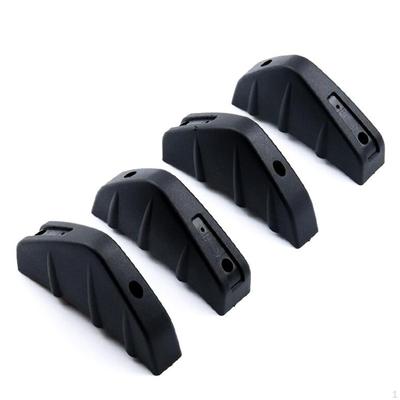 4Pcs Car Rear Lower Bumper Wing Lip Diffuser Spoiler Shark Fin Protector