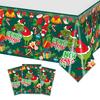 Christmas  Party Decoration Tablecloth Plastic Rectangular Decoration Tablecloth Atmosphere Layout