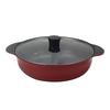 32cm Aluminum Clad Dual Compartment Hot Pot Induction Gas Stove Nonstick Home Use