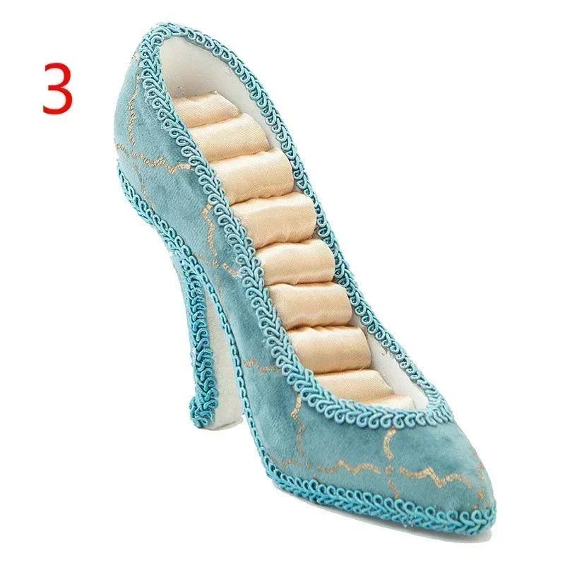 

Ретро Скандинавская Подставка для Ювелирных Изделий Павлиний Синий Бронзирование Вращающаяся Стойка Держатель для Серег Органайзер для Ожерелий Колец Подвесок Браслетов 3